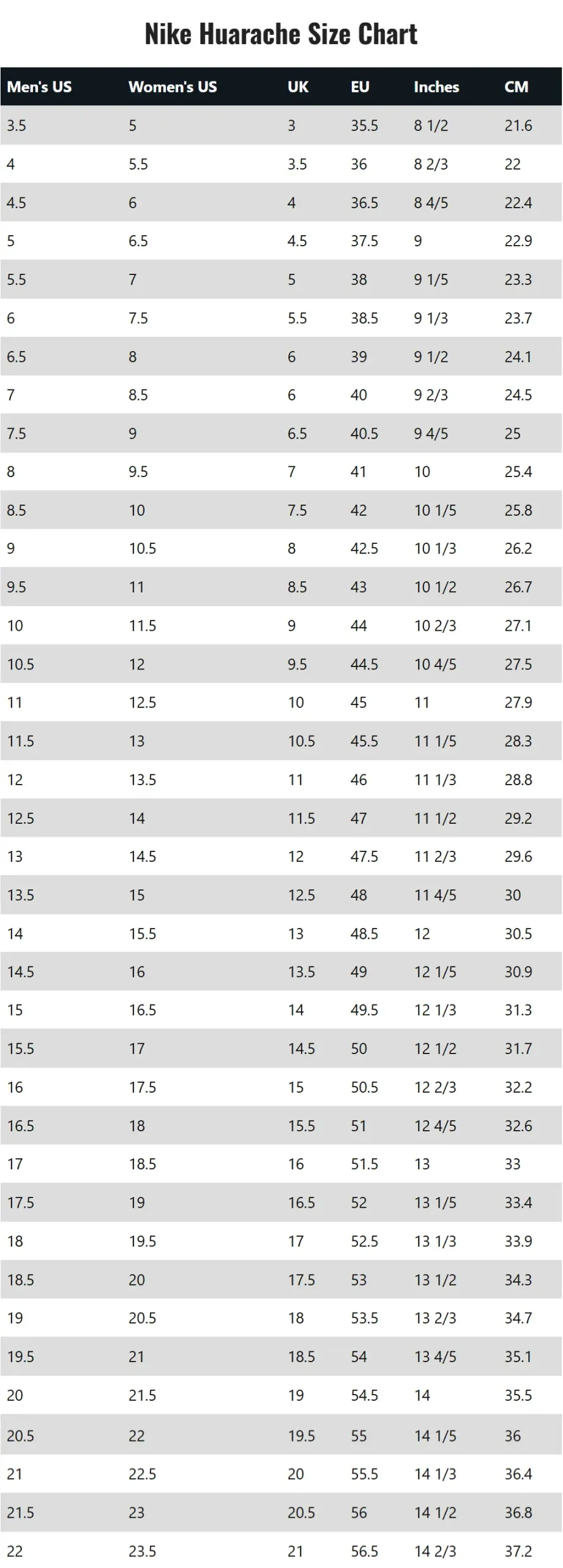 nike-huarache-size-chart