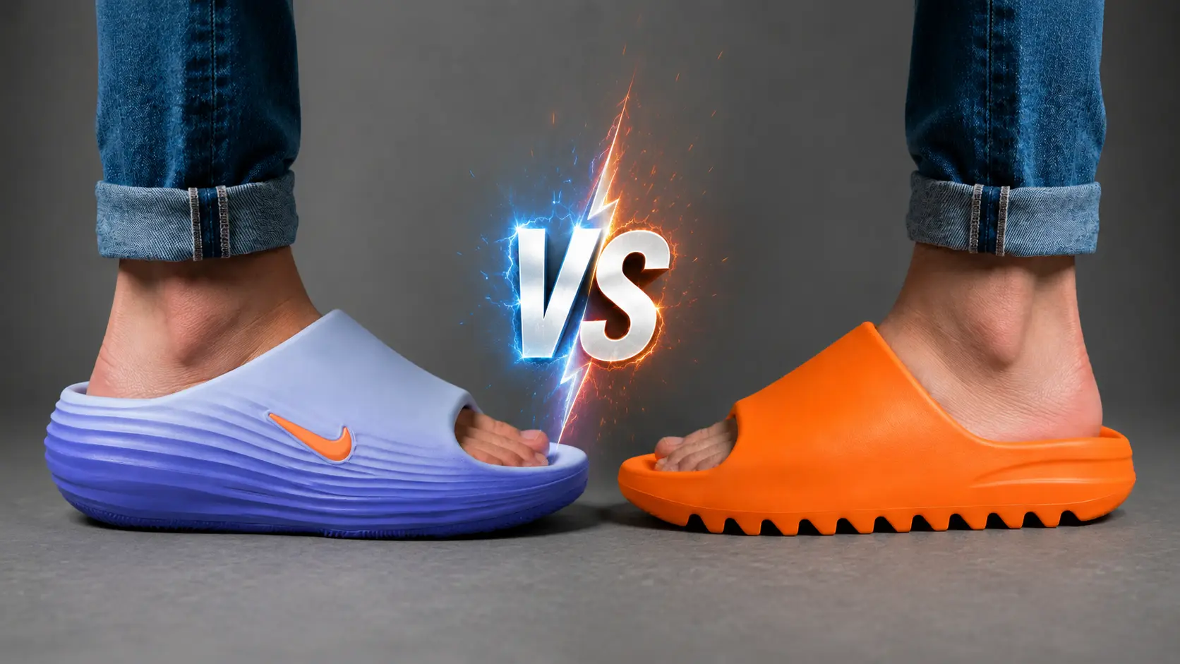 Rejuven8 Slides vs Yeezy Slides Sizing