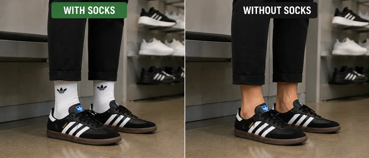 trying-sneakers-with-or-without-socks