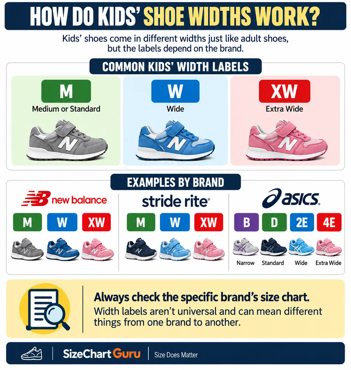 how-do-kid's-shoe-widths-work